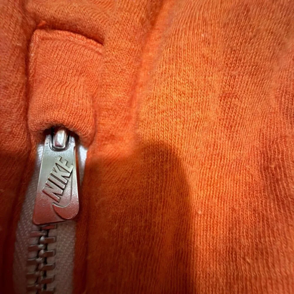 Nike Sweatshirt Full Zip Men's Medium Vintage Metal Zip